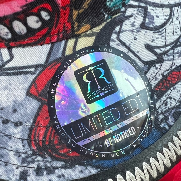 ORIGINAL ROBIN RUTH BRAND LONDON SIGNATURE GRAFFITI BASEBALL CAP - Picture 6 of 11